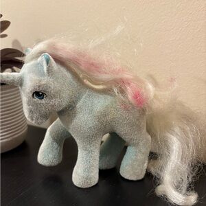 Vintage My Little Pony G1 “Fifi” 1986 So Soft Ponies Flocked MLP Pink Poodles